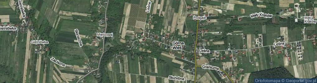 Zdjęcie satelitarne Orzechowa ul.